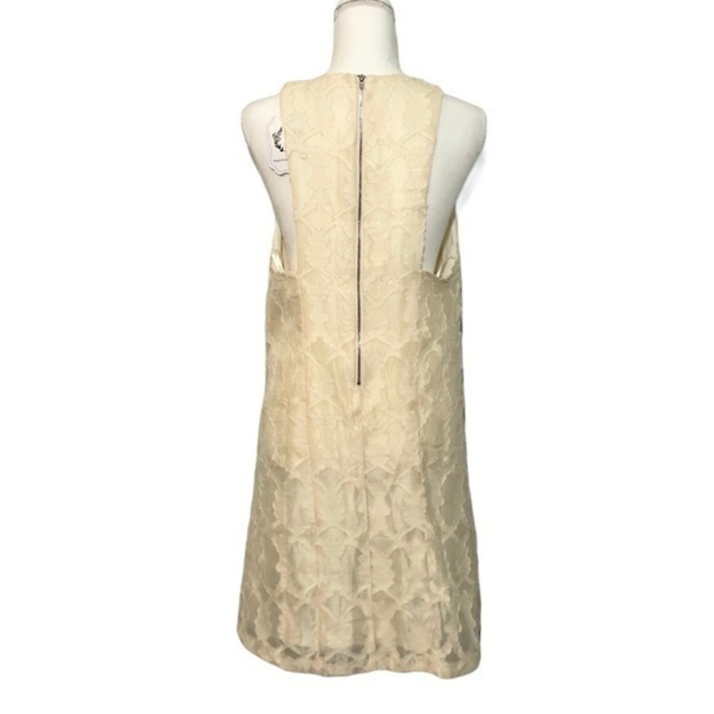 NWT EVERLY Ivory Cream Sleeveless Lace Midi Dress - Picture 3 of 6